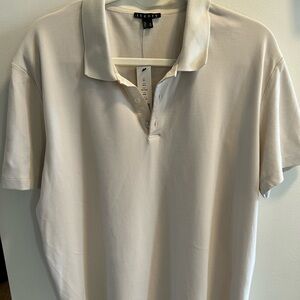 Theory brand men’s short sleeve polo shirt.